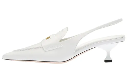 MIU MIU Leather Penny 45mm Loafers