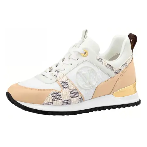 LOUIS VUITTON Run Away Low top Casual Shoes Women's White Umber