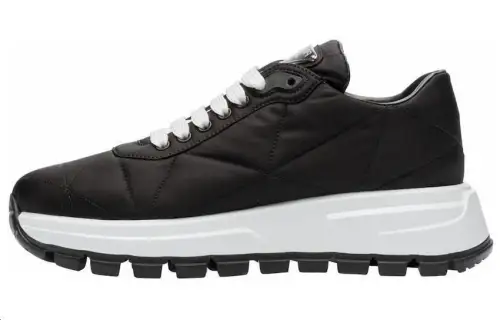 PRADA Von Fabric Low top Casual Shoes Women's Black