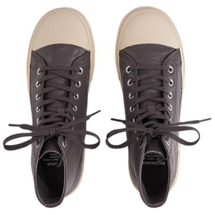 Мужские кеды Balenciaga 688752W3RCA1890 (коричневые) — фото 5