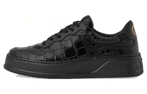 GUCCI Nojum Low top Skateboard Shoes Men's Black