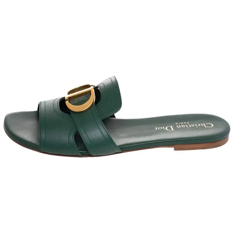 DIOR Slide Slippers Women's Green