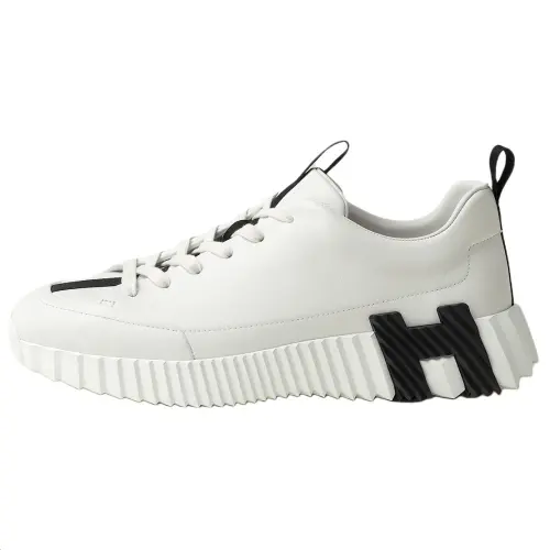 HERMES Low top Casual Shoes Men's White
