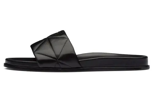 PRADA Slide Slippers Women's Black