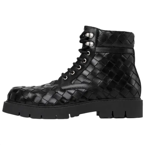 Bottega Veneta Haddock Ankle Boots 4.5cm Men's Black