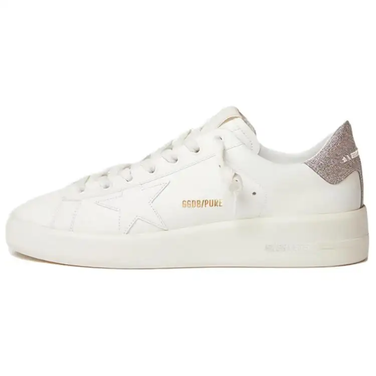 Golden Goose Purestar Leather Low top Skateboard Shoes Women's