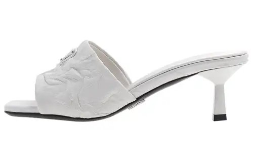 PRADA Slide Slippers Women's White