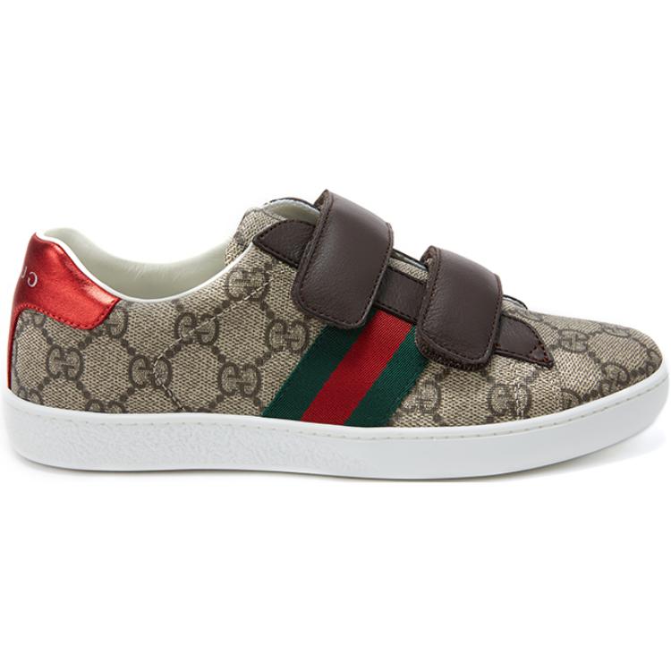 Кеды Gucci (коричневые) — фото 2