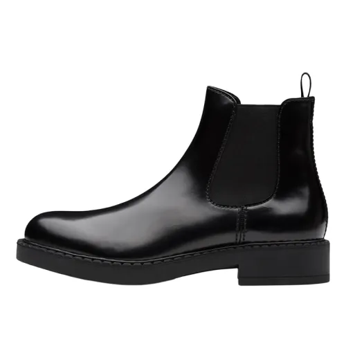 PRADA Short Chelsea Boots Women's Black