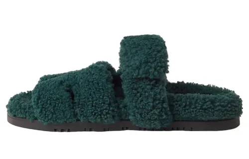 HERMES Chypre Stylish Sandal Women's Green