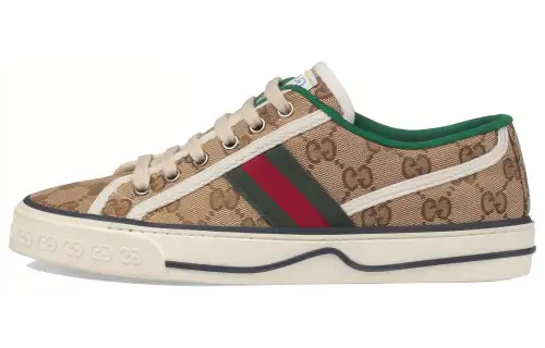 Gucci Wmns Tennis 1977 'Beige Ebony' Women's