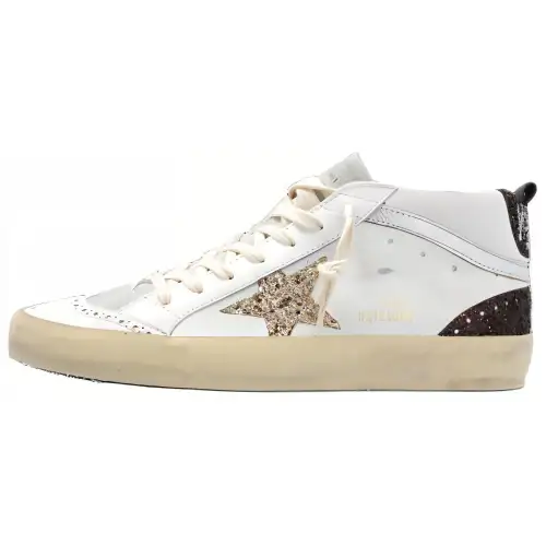 Golden Goose Mid Star Glitter-detail Sneakers