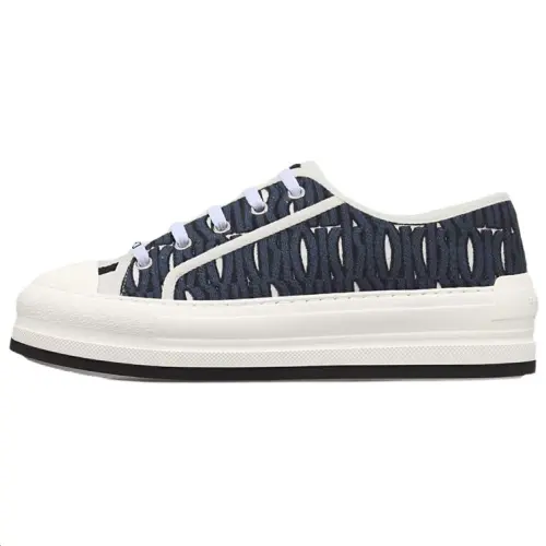 DIOR Walk'n'Dior Low top Canvas Shoes Women's Blue