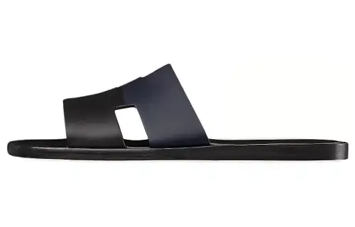HERMES Izmir Slide Slippers Men's Black Gray