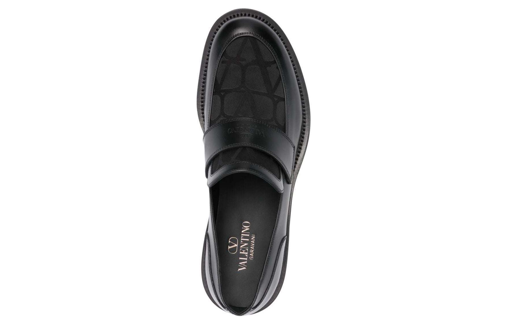 Valentino Toile Iconographe Slip On Loafers