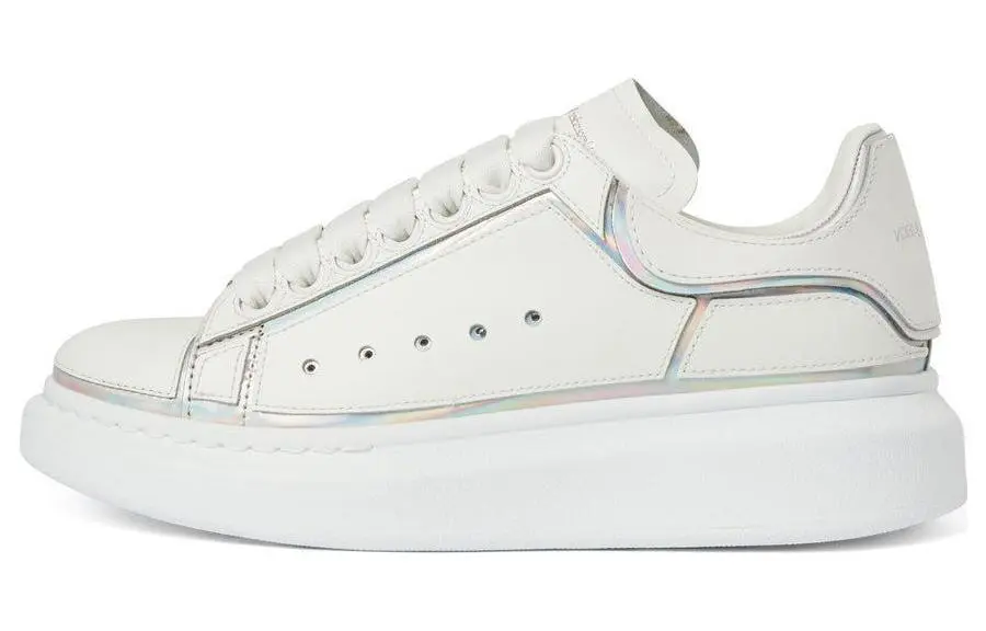 Alexander McQueen Oversized Sneakers 'White Silver' Women's