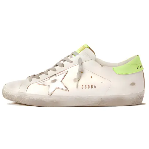 Golden Goose Super Star Stylish Skateboarding Shoes Men's White
