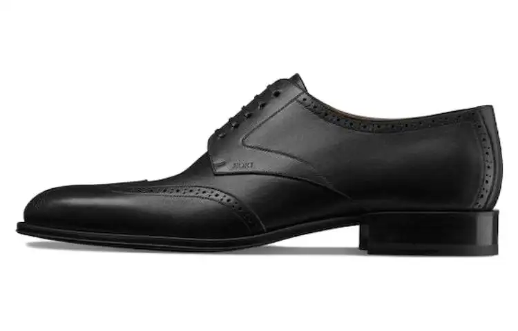 DIOR Timeless Leather Comfortable And Trendy Dress Shoes Men's Black