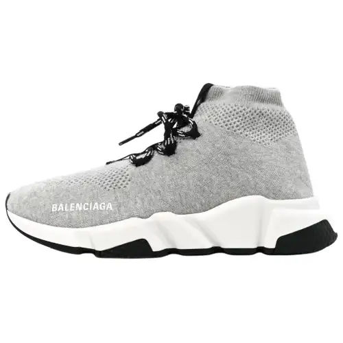 Balenciaga Speed Lace Up Grey White Black Women's