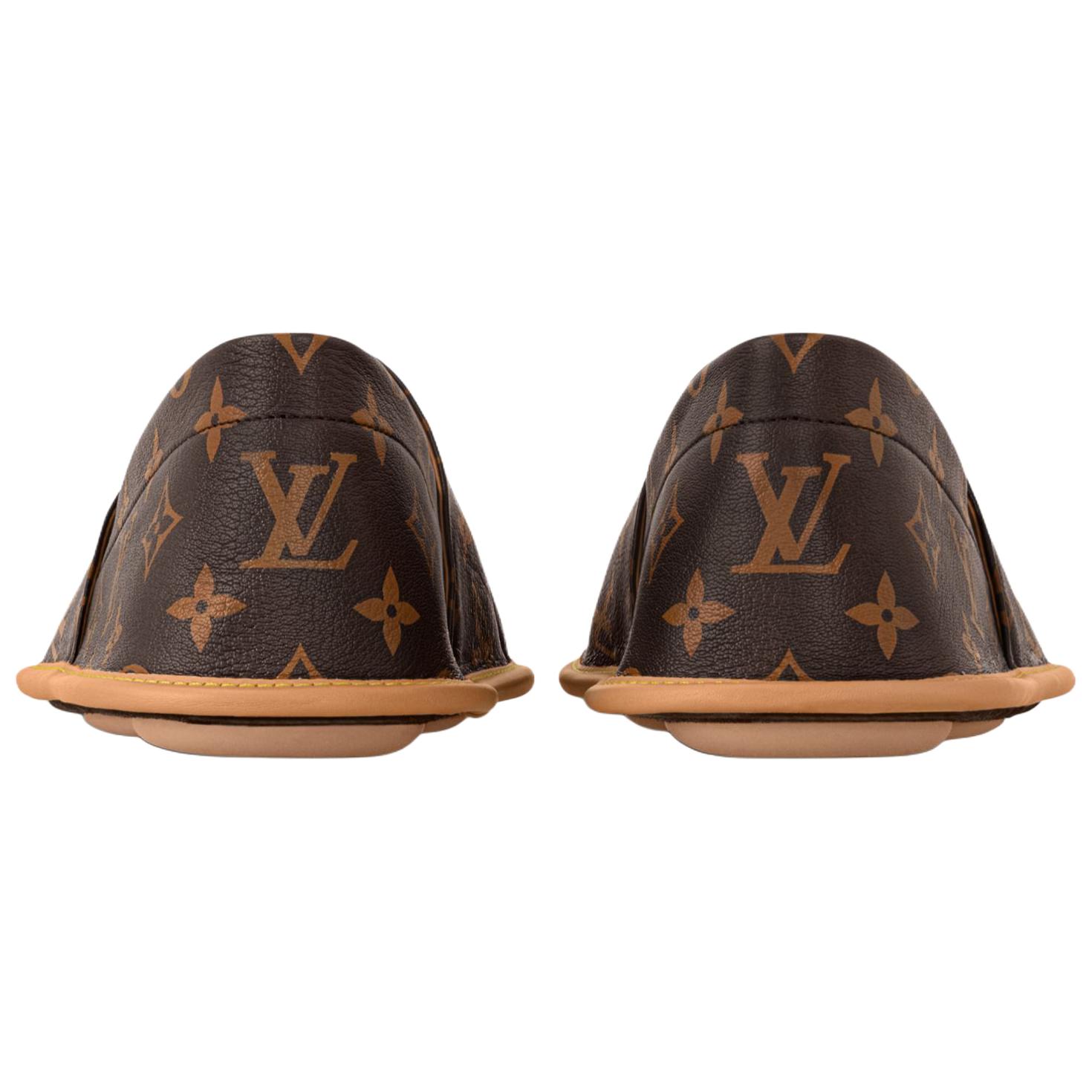 Мужские туфли Louis Vuitton Traveller (коричневые) — фото 5
