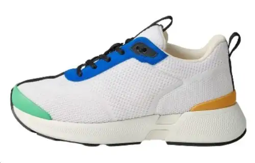 HERMES Heros Leather Low top Casual Shoes Men's White
