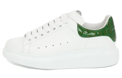 Alexander McQueen Oversized Sneaker 'White Green Crocodile' Women's