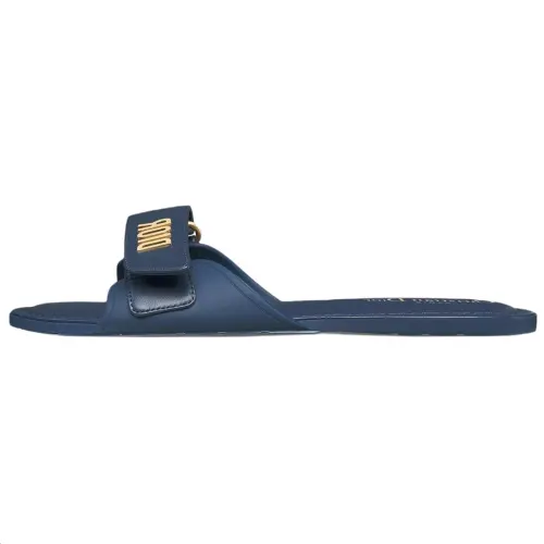 DIOR Dioriviera Rubber Slide Slippers Women's Blue