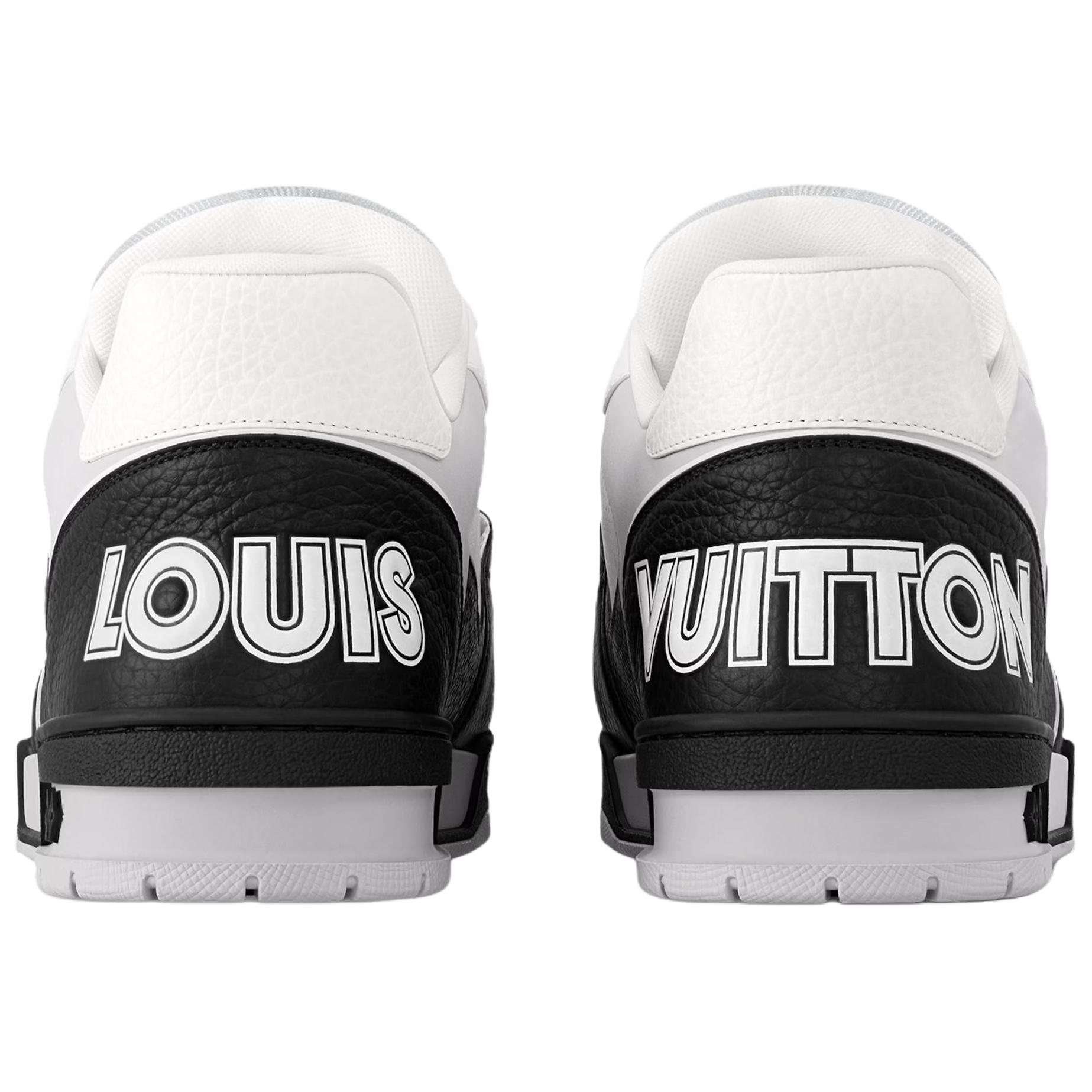 Мужские кроссовки LOUIS VUITTON Trainer (черно-белые) — фото 5