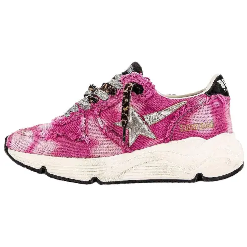 Golden Goose Running Sole Abrasion Resistant Breathable Low top Casual Shoes Women's Pink