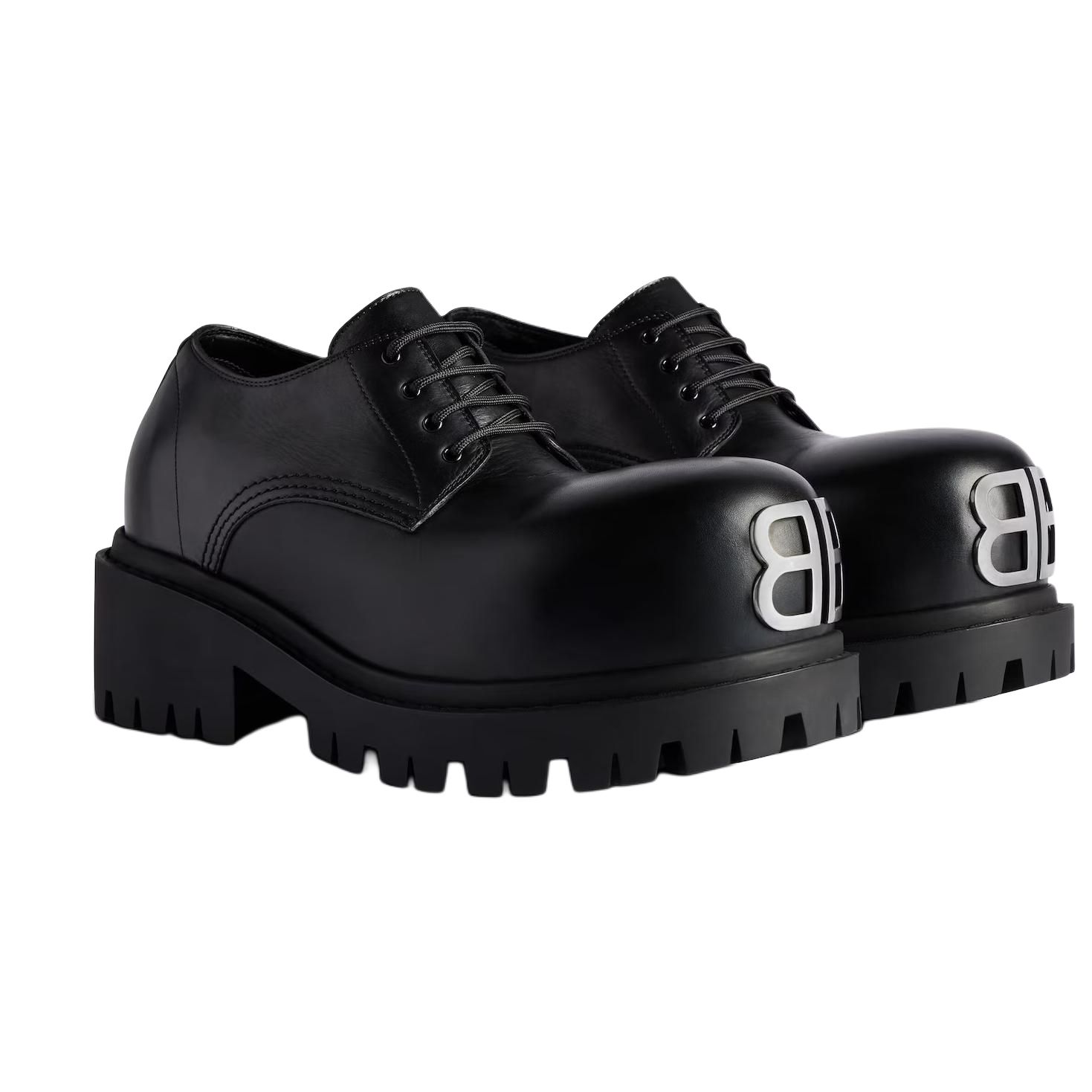 Ботинки Balenciaga Stomper (черные) — фото 3