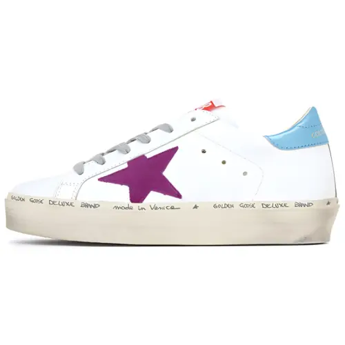 Golden Goose Hi Star Low top Skateboard Shoes Women's White