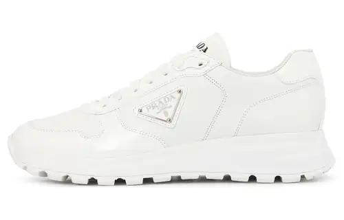 PRADA Prax 01 Comfortable Abrasion Resistant Abrasion Resistant Low top Casual Shoes Men's White