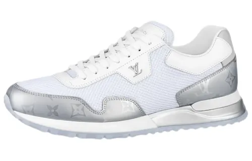 LOUIS VUITTON Run Away Sneakers 'White Silver'