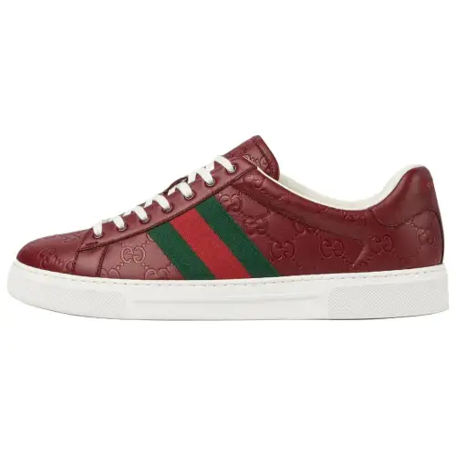 GUCCI Ace Web Red Rosso Ancora