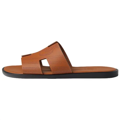 HERMES Izmir Slide Slippers Women's Brown