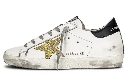 Golden Goose Super Star Low top Skateboard Shoes Women's White