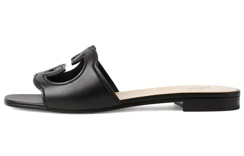 GUCCI GG Cut-out Flat Sandals