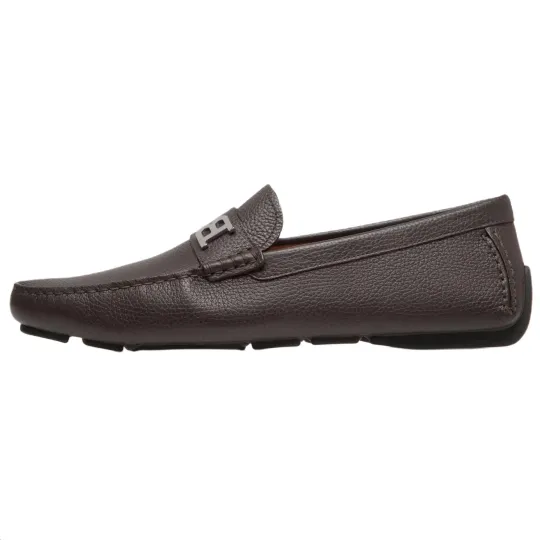 BALLY Leather Men's Casual Shoes Men's Brown
