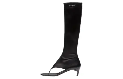 MIU MIU Low-heel Thong Boots