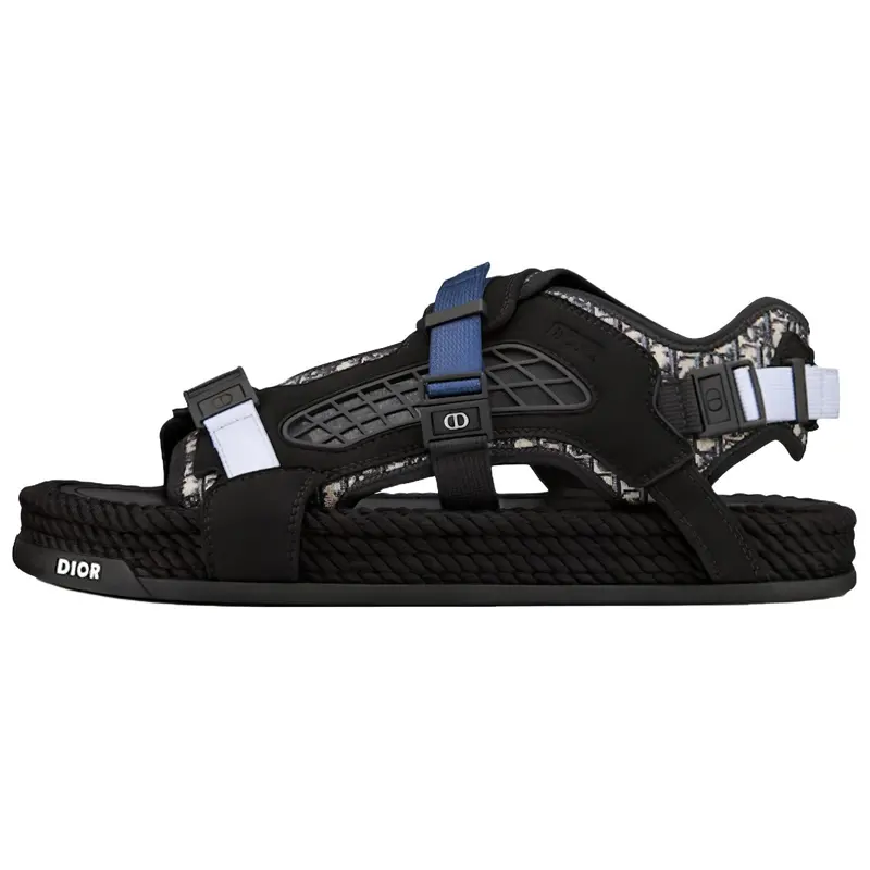 DIOR Atlas Sandal Black Suede