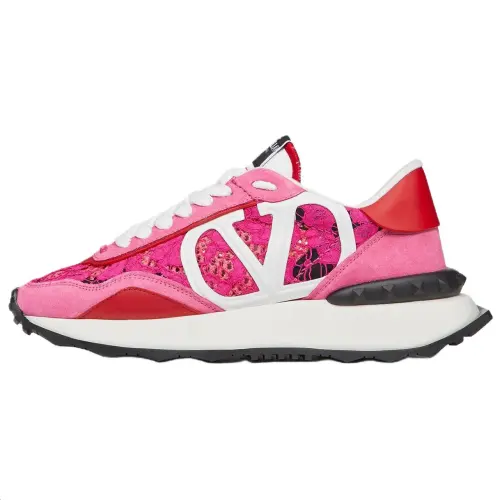 Valentino Garavani Lacerunner Lace Panelled Sneakers