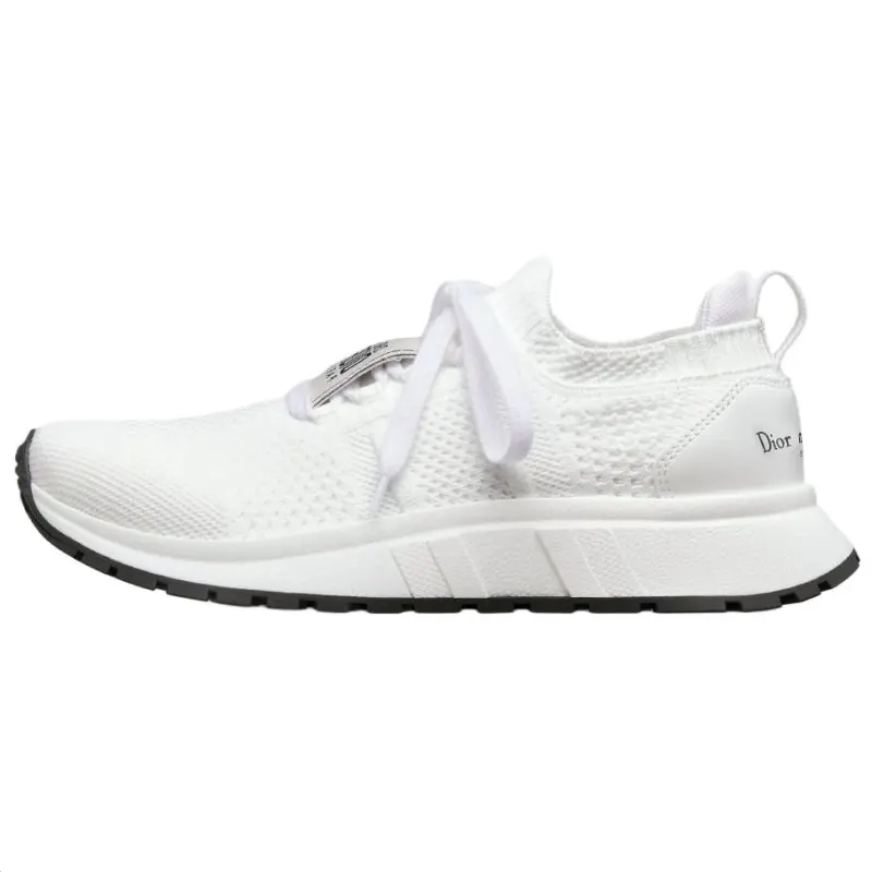 DIOR Run'n'Dior Fabric Low top Casual Shoes Women's White