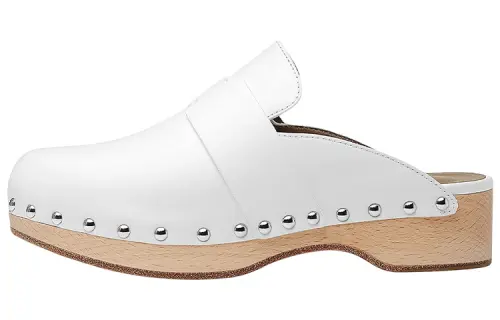 HERMES Calya Stylish Sandal Women's White