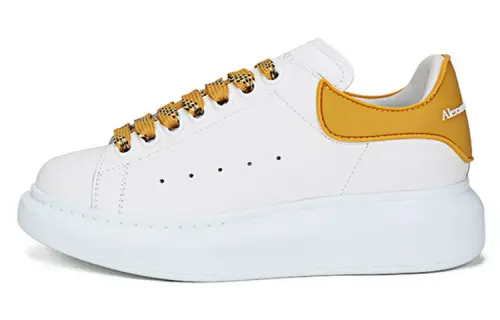 Alexander McQueen Oversized Sneaker 'White Mustard' Women's