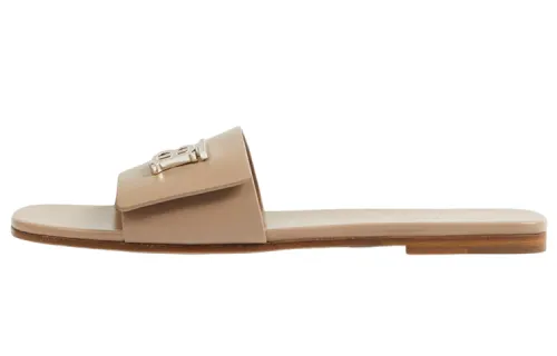 Burberry TB Slide Slippers Women's Light Brown