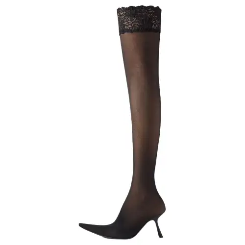 Balenciaga Over the knee Boots 9cm Women's Black
