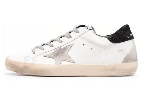 Golden Goose Super Star Leather Comfortable Stylish Skateboarding Shoes Women's White