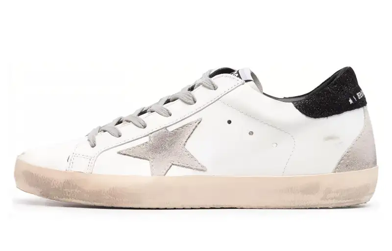 Golden Goose Super Star Leather Comfortable Stylish Skateboarding Shoes Women's White