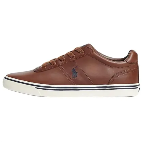 Polo Ralph Lauren Hanford Leather Low top Skateboard Shoes Men's Brown