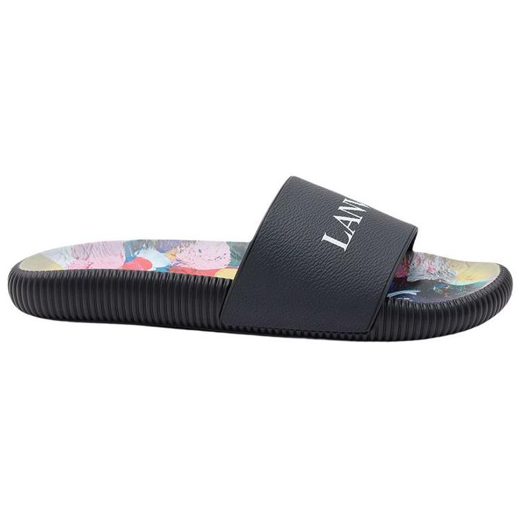 Lanvin Slide Slippers Women's Black